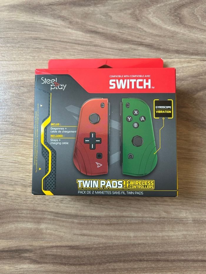 Manettes Twin Pads Steelplay pour Nintendo Switch Neuve - photo numéro 2