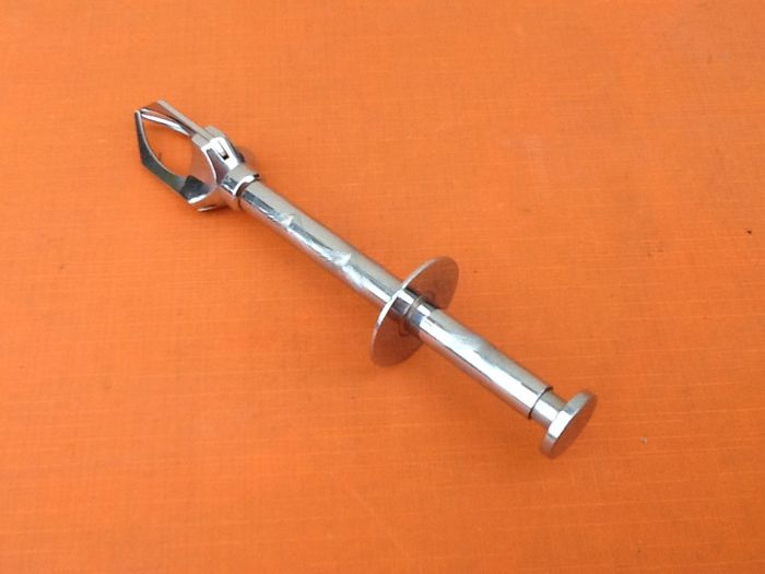 Années 1960 Pince " crabe " à glace / sucre Inox Bouton poussoir / 3 griffes - photo numéro 4