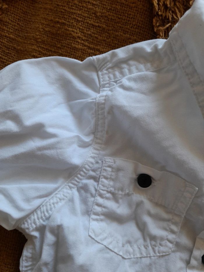 Chemise blanche manches longues 6 mois kitchoun - photo numéro 3
