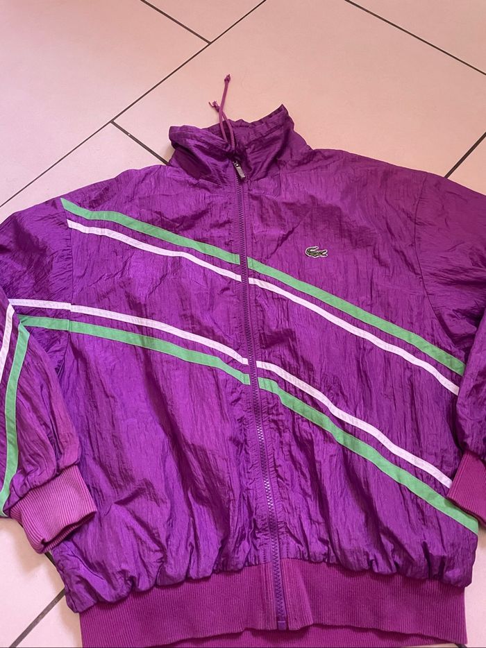 Ensemble survêtement jogging Lacoste vintage - photo numéro 2