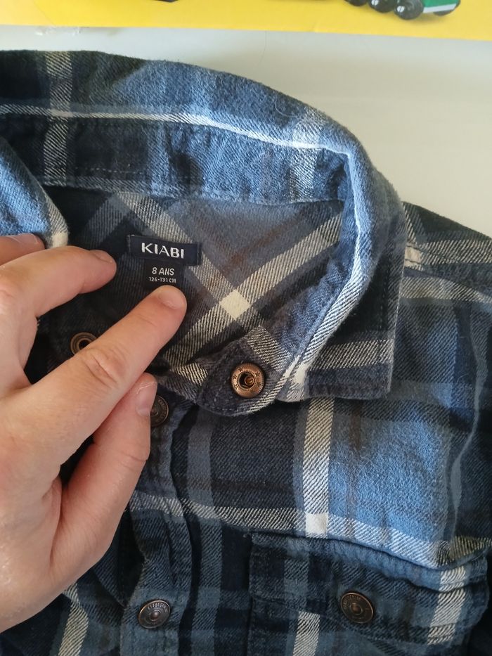 CHEMISE EN FLANELLE KIABI - photo numéro 2