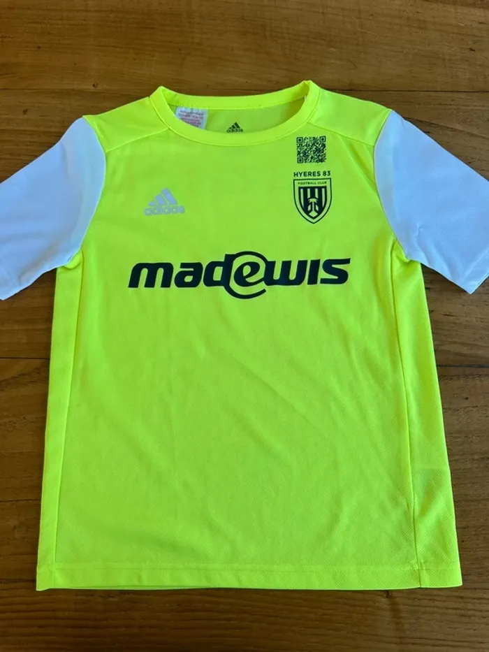 Maillot de foot jaune Adidas