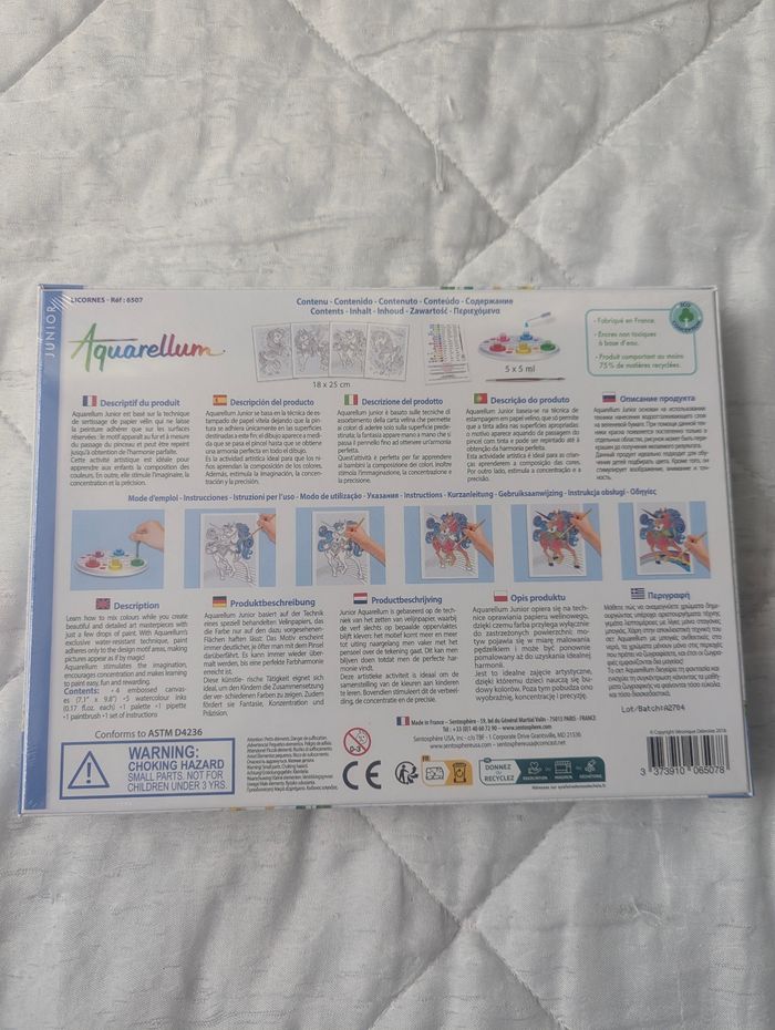 Aquarellum motifs licorne - photo numéro 2