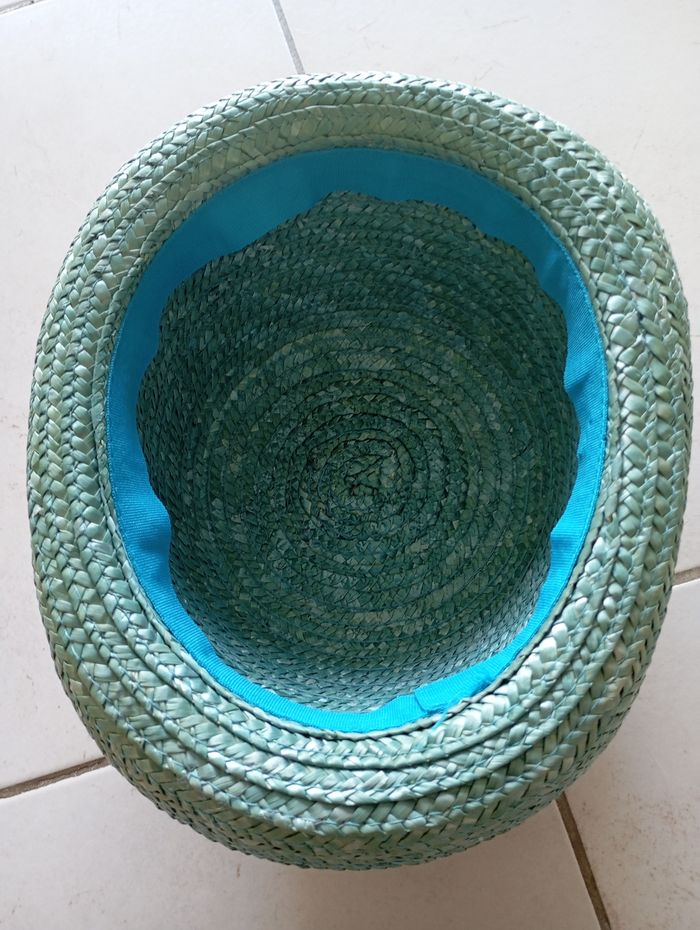 Chapeau paille fille neuf - photo numéro 2