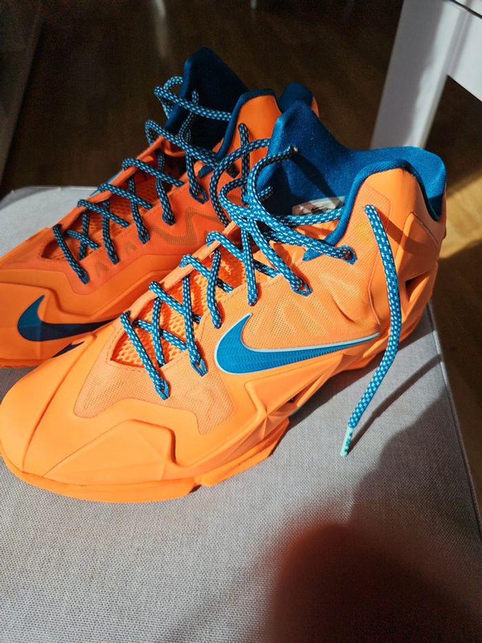 🔥Rare🔥Nike Lebron XII Atomic Orange T.44 🏀