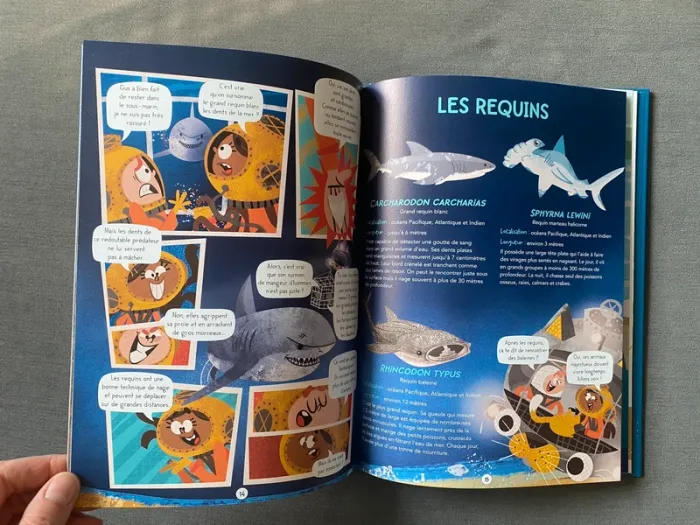 Découvre les animaux marins en BD fleurus éditions - photo numéro 3