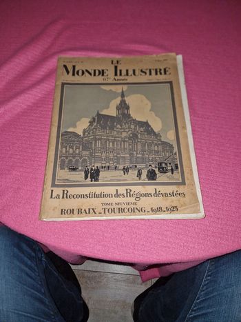 Le monde illustre 5 mars 1923 Roubaix Tourcoing