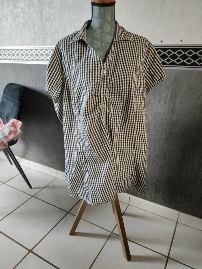 Chemise pied de poule taille 56 - photo numéro 2