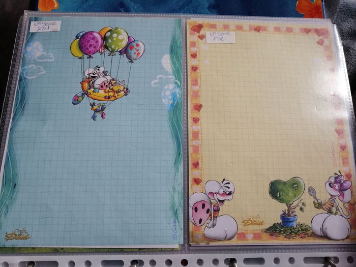 Lot(3) feuille diddl A5 à personnaliser - photo numéro 7