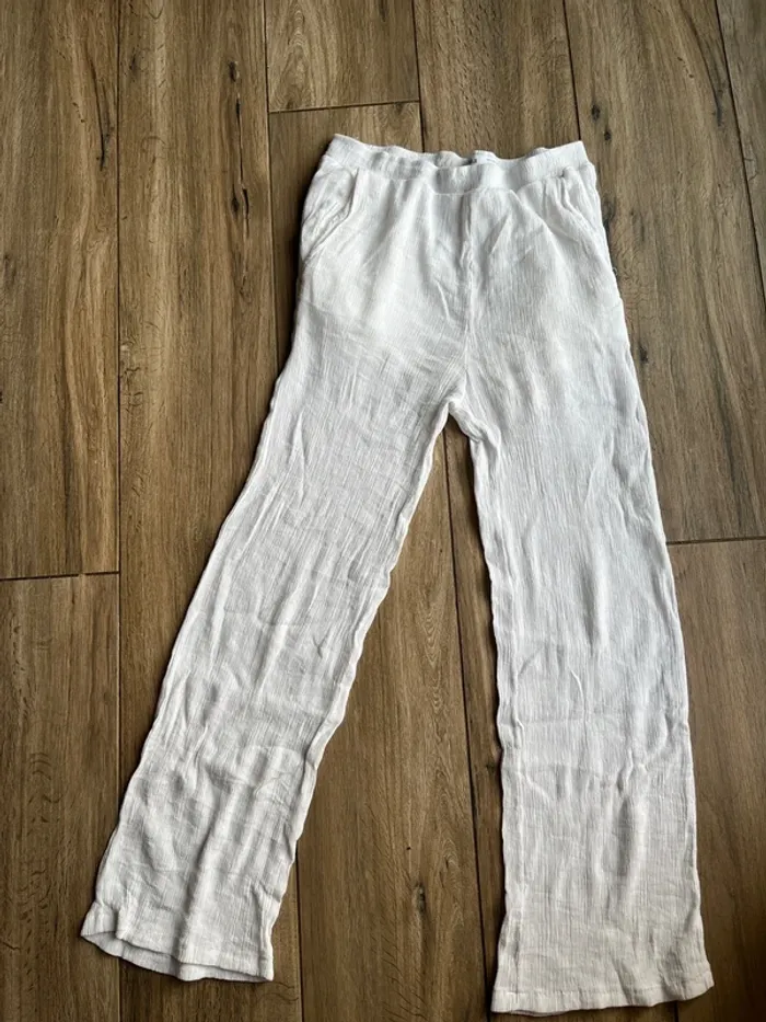 Pantalon souple gaze de coton