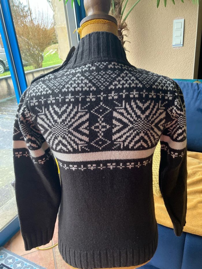 DPAM pull quasi neuf taille 12 ans marron très doux - photo numéro 3