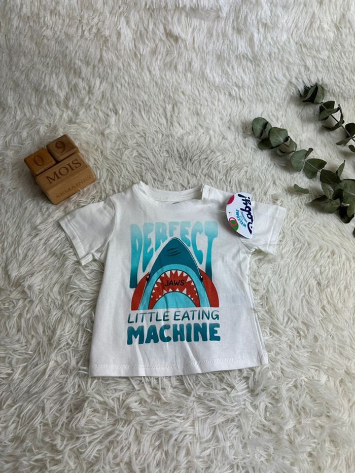 Lot de 2 tshirts Welcome Baby taille 9 mois - photo numéro 4