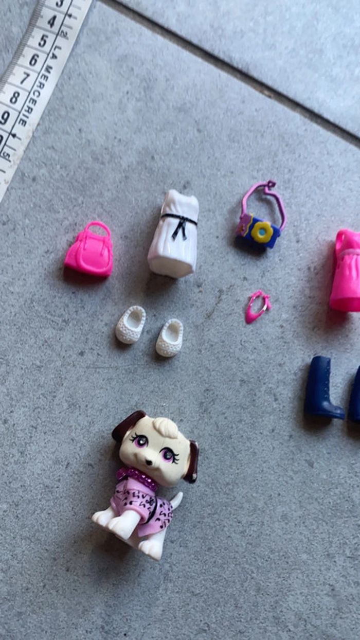 Lot poupée miniature vêtement chaussure animal de compagnie photo accessoires - photo numéro 9