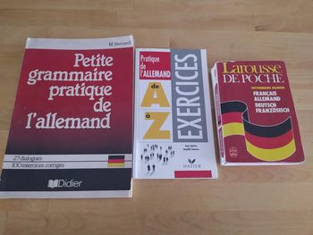 lot livres Pratique et apprentissage de l'allemand
