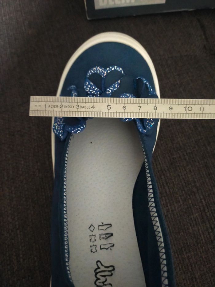 Ballerines neuves Bellamy T 34 bleu - photo numéro 13