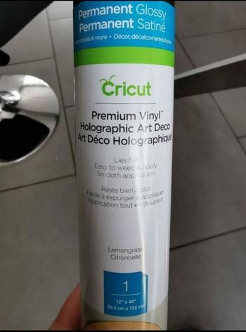 Cricut vinyl permanent vert