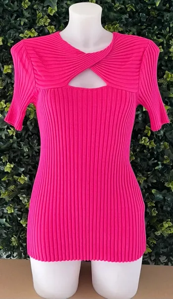 T.shirt/pull rose Naf Naf pour femme, taille S