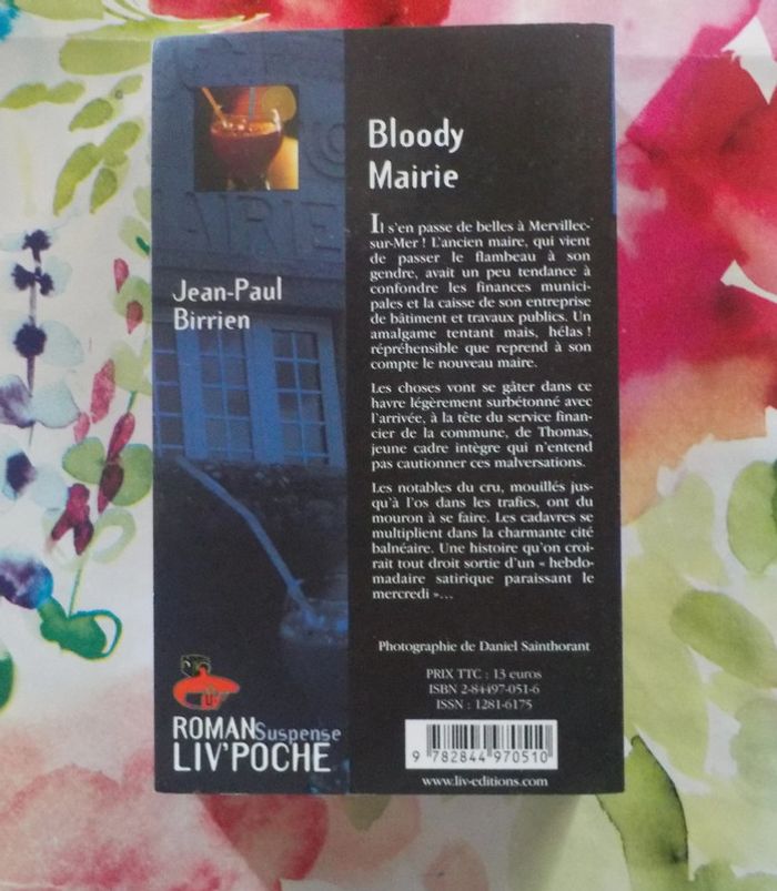 Bloody Mairie de Jean-Paul Birrien Ed. Liv'Poche Suspense - photo numéro 2