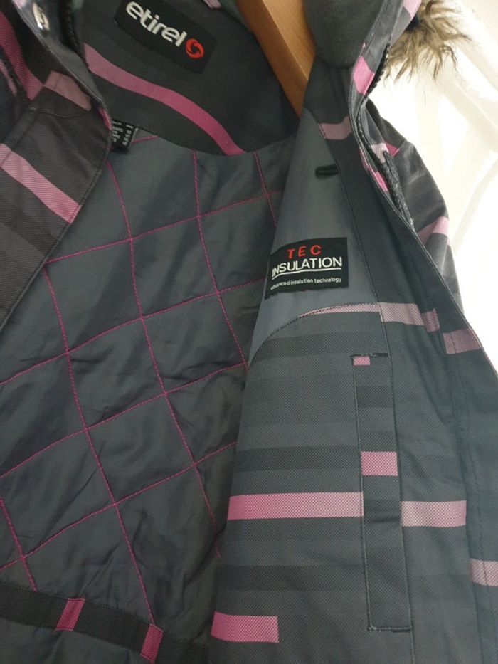 Blouson Veste Doudoune ski Etirel 10 ans - photo numéro 4