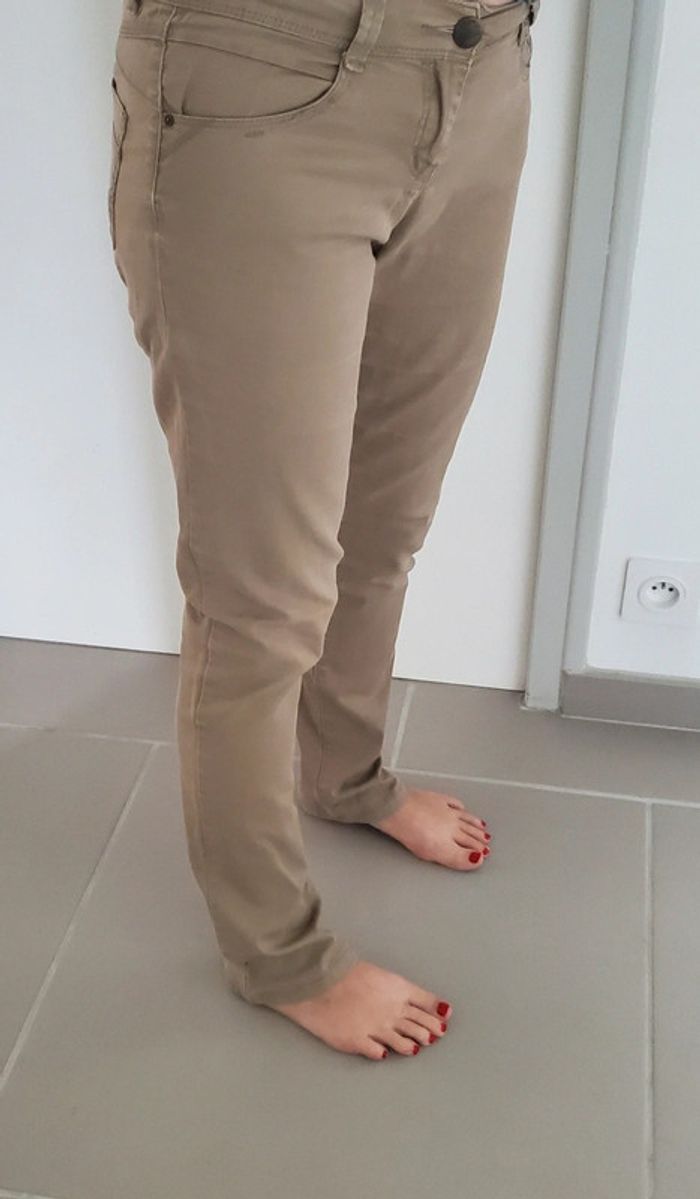 Pantalon Cache Cache 39 beige