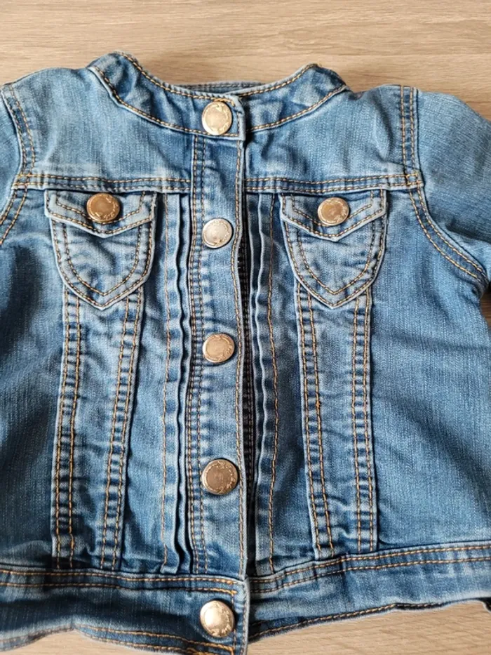 Veste en jean's fille en 12/18 mois - photo numéro 4