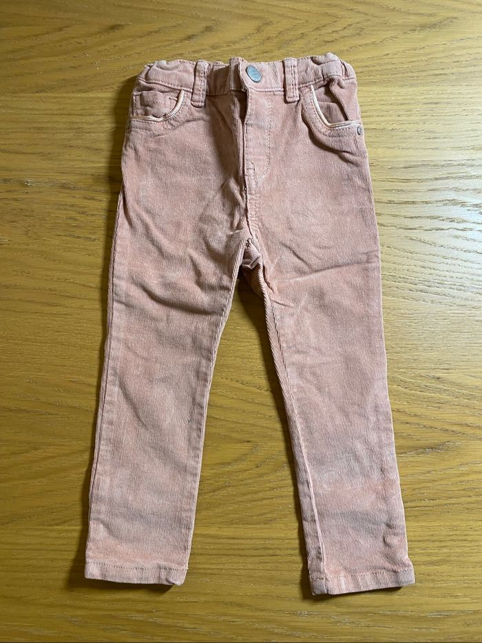 Mango Pantalon rose pâle Taille 18/24 mois - photo numéro 2
