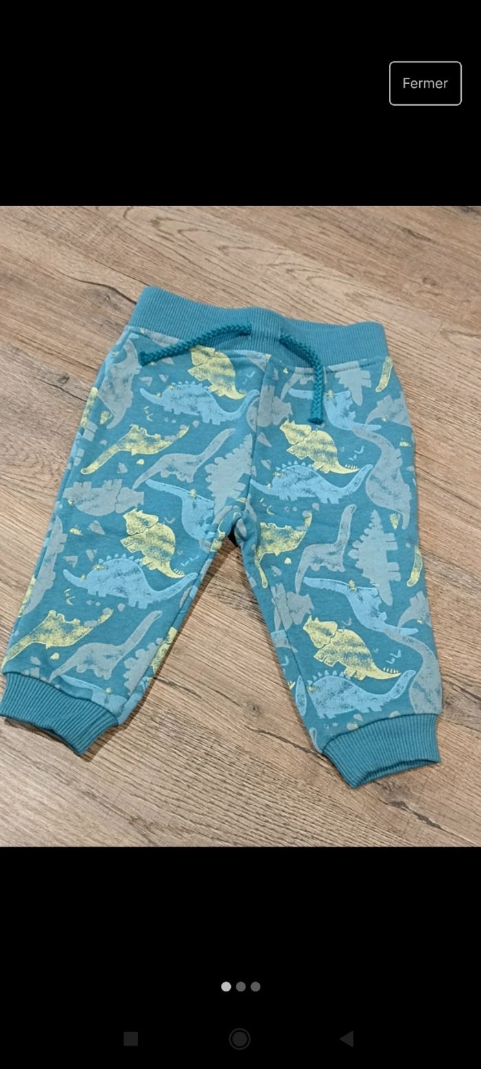 Pantalon bébé garçon 6 mois moltoné à l'intérieur