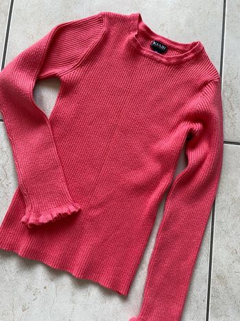 Pull maille fille rose Kiabi 4 ans