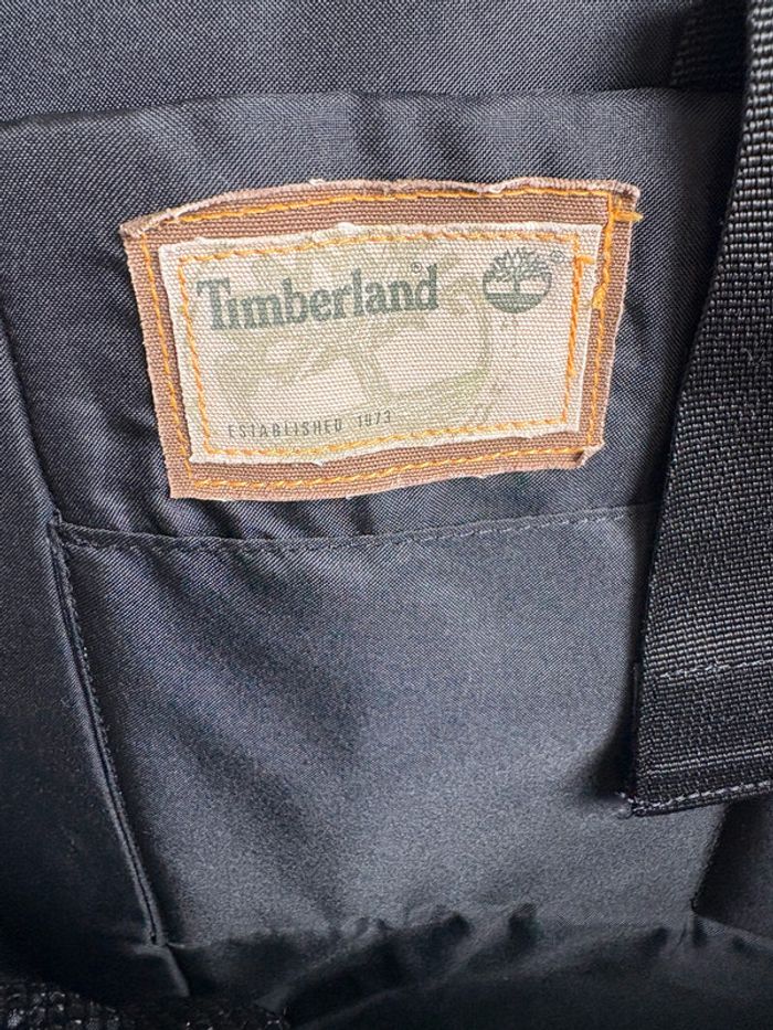 Sac à dos Timberland | Gris clair et beige | Taille 33 X 39 cm - photo numéro 7