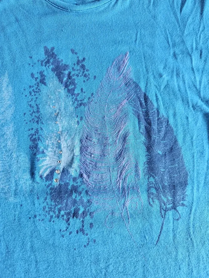 Tunique fluide débardeur femme grande taille - Taille 54/56 - Moran's - Turquoise - photo numéro 7