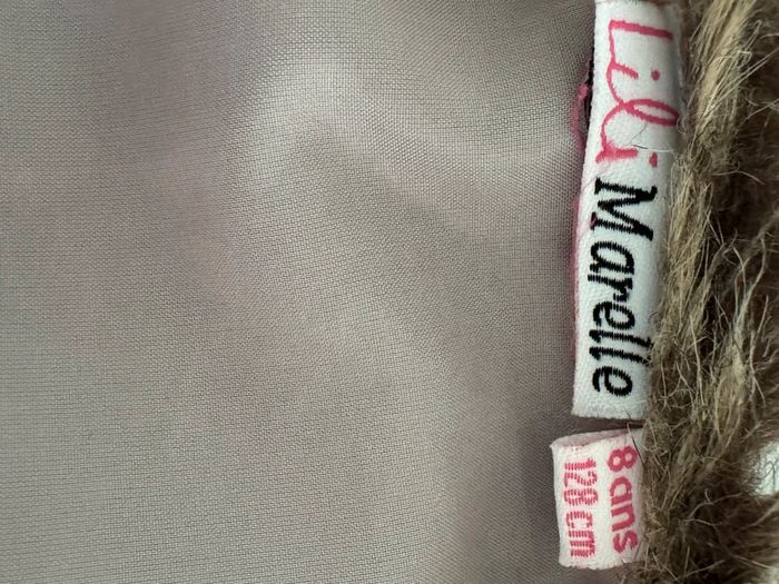 Manteau, gilet en fausse fourrure sans manches Lili Marelle Taille 8 ans - photo numéro 3