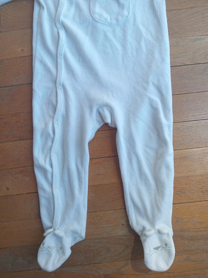 Pyjama velours chaud fille garçon 23 mois Mes Petits Cailloux - photo numéro 2