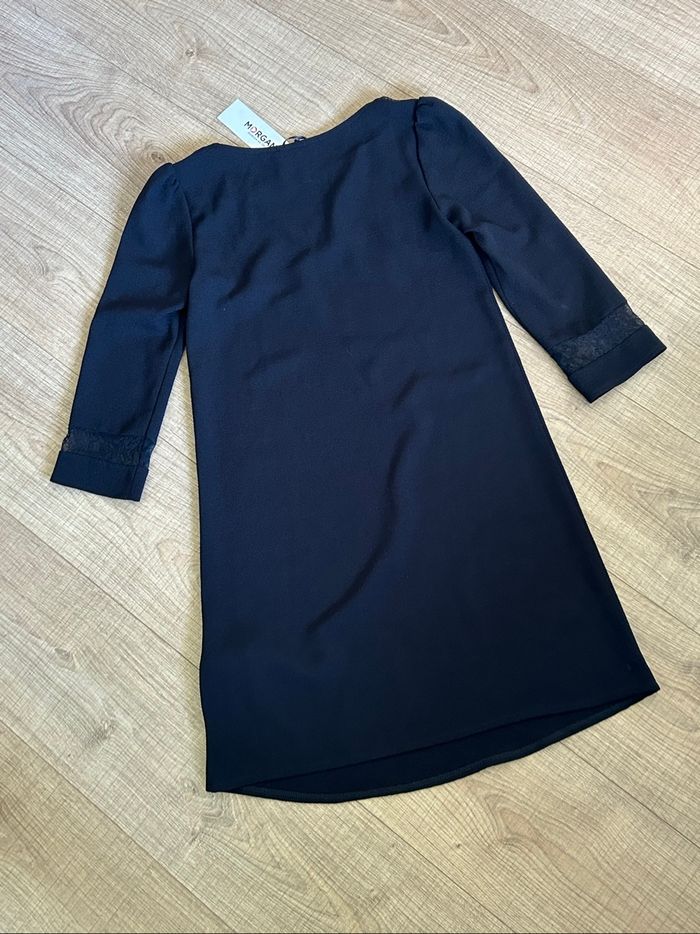 Robe noire neuve avec dentelle Morgan taille 34 (valeur 60€) - photo numéro 8