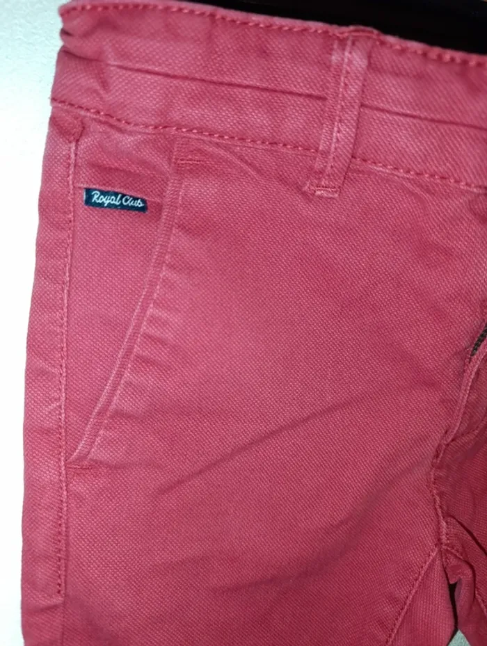 Pantalon tweed rouge tape à l'oeil taille 4 ans - photo numéro 3