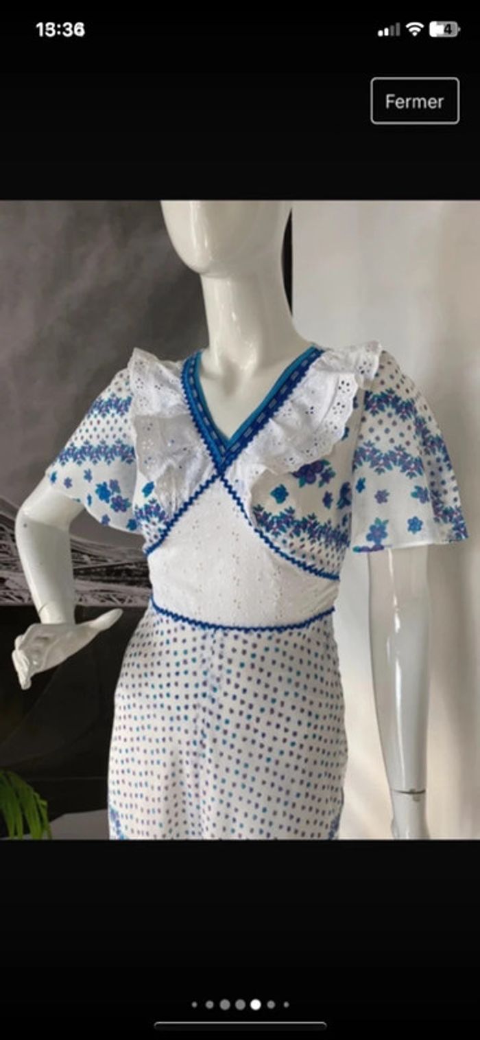 Robe longue de 1970 voir mensurations - photo numéro 5