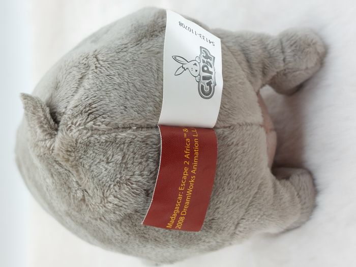 Peluche doudou hippopotame Gloria Madagascar 2 GIPSY Escape 2 Africa 20 cm - photo numéro 4