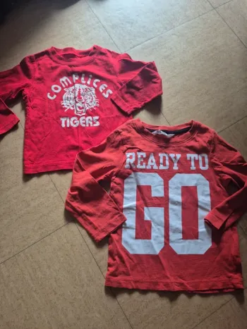 2 hauts 2/3/4 ans H&M