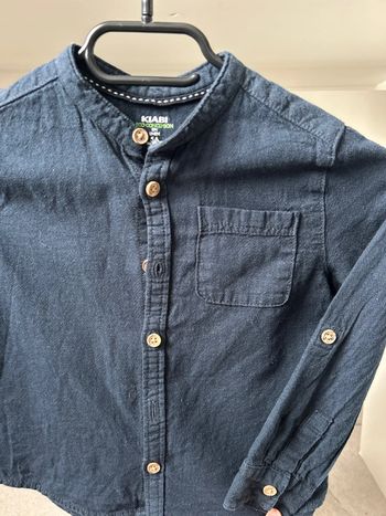 Chemise en lin garçon 5 ans