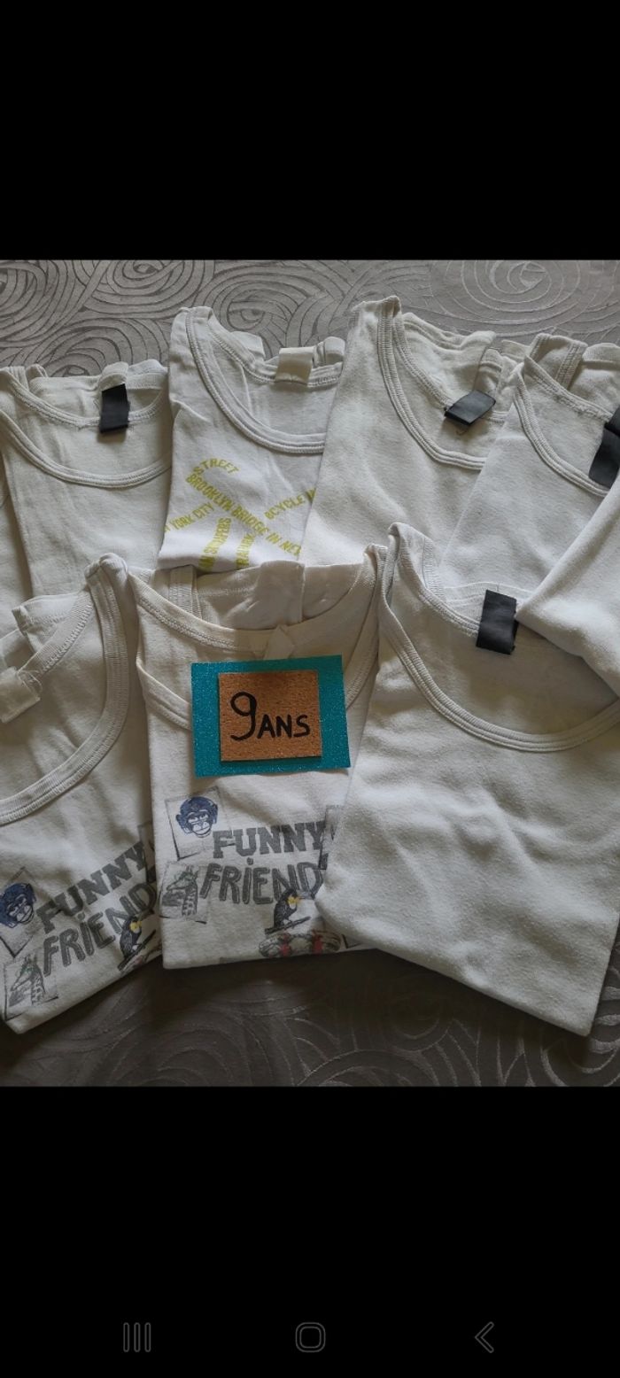 Lot de 9 débardeurs de corps - photo numéro 3
