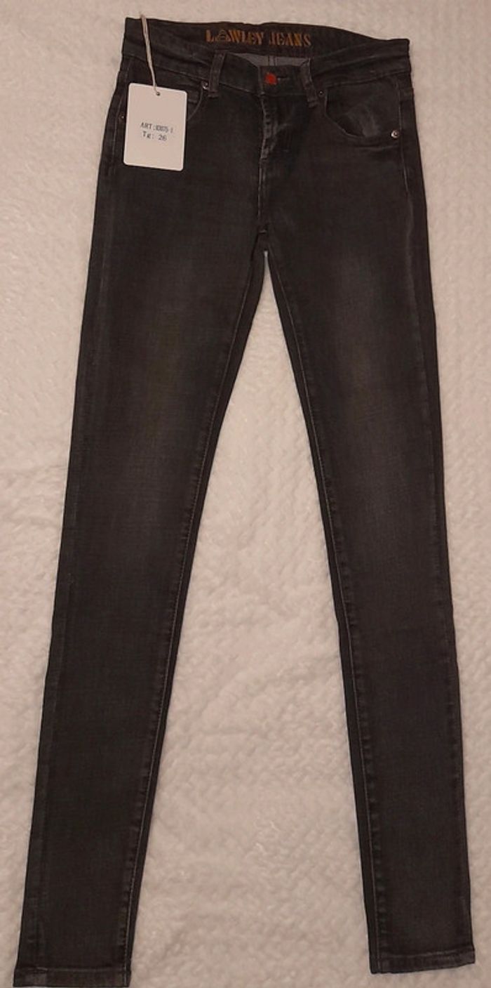 Jean slim gris - Lawley Jeans - photo numéro 3