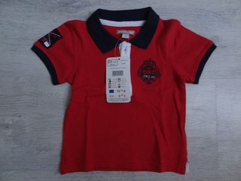 Polo rouge orchestra neuf 23 mois