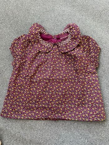 Blouse manches courtes Fille