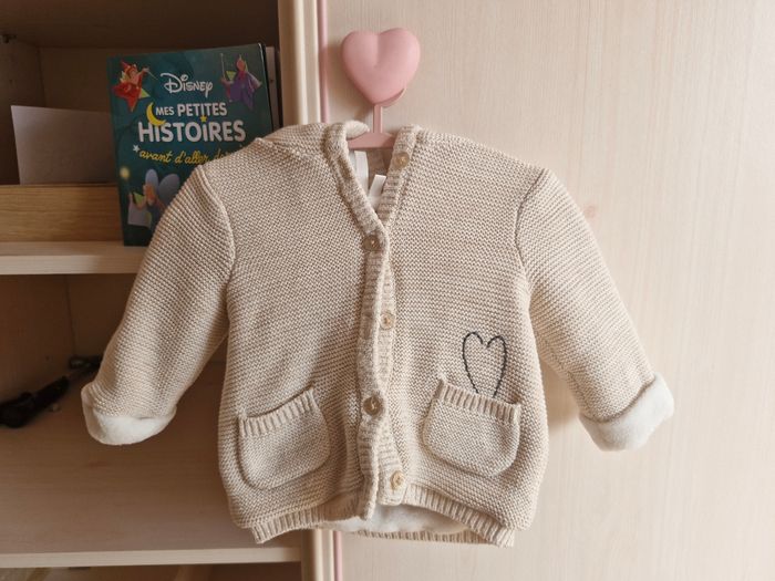 Gilet molletonné beige