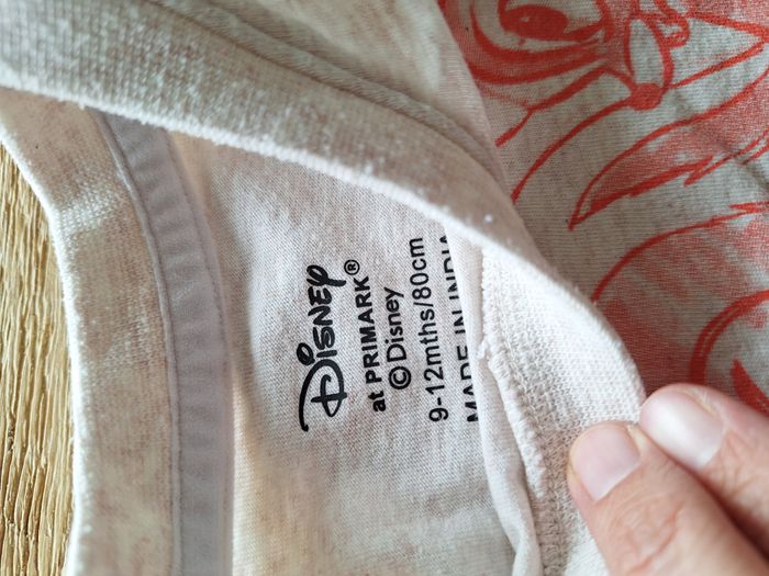 Tee shirt manches courtes Disney "Bambi et Fleur" bébé fille 9-12 mois primark - photo numéro 3