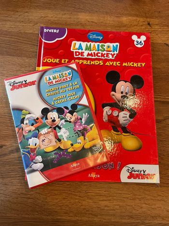 Livre Disney Junior La maison de Mickey Numero 36 avec le DVD Numéro 36