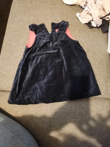 Robe velours Debenhams 12 18 mois