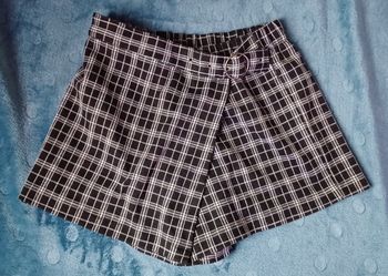 Jupe short à carreaux