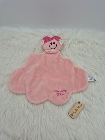 Doudou plat Rose Nuage Madame Câlin