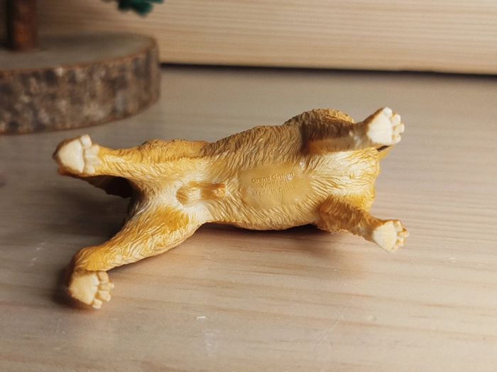 Figurine chien beige Animal domestique - photo numéro 4