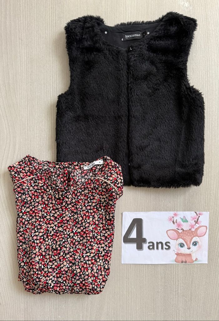 Ensemble fille Automne Hiver 4 ans - photo numéro 8